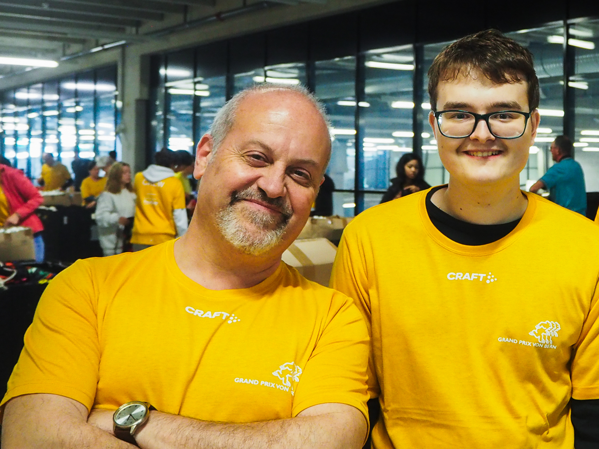 Giuseppe und Valentin bei einem externen Einsatz vom GP Bern